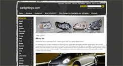Desktop Screenshot of carlightings.com